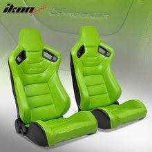 Load image into Gallery viewer, Universal Pair Reclinable Racing Seat with Dual Slider