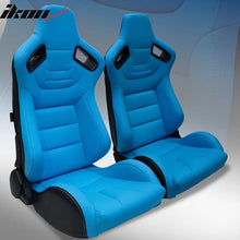 Load image into Gallery viewer, Universal Pair Reclinable Racing Seat with Dual Slider