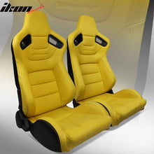 Load image into Gallery viewer, Universal Pair Reclinable Racing Seat with Dual Slider