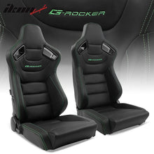Load image into Gallery viewer, Universal Pair Reclinable Racing Seat with Dual Slider
