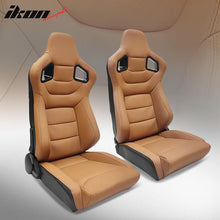 Load image into Gallery viewer, Universal Pair Reclinable Racing Seat with Dual Slider