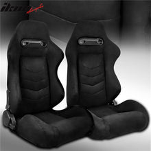 Load image into Gallery viewer, Universal Pair Reclinable Racing Seat with Dual Slider
