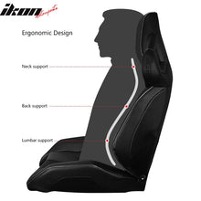Load image into Gallery viewer, Universal Racing Seat Dual Slider PU Carbon Leather