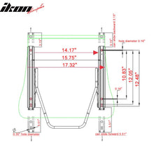 Load image into Gallery viewer, Universal Racing Seat Dual Slider PU Carbon Leather