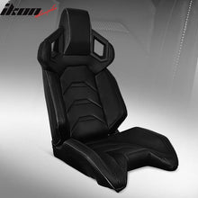 Load image into Gallery viewer, Universal Racing Seat Dual Slider PU Carbon Leather
