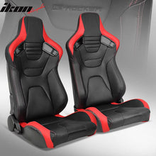 Load image into Gallery viewer, Universal Pair Reclinable Racing Seat with Dual Slider