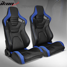 Load image into Gallery viewer, Universal Pair Reclinable Racing Seat with Dual Slider