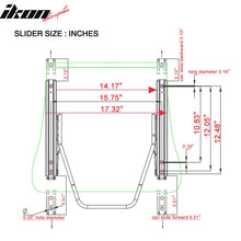 Load image into Gallery viewer, Universal Reclinable Bucket Racing Seat Dual Slider PU Carbon Leather