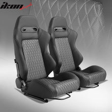 Load image into Gallery viewer, Universal Pair Reclinable Racing Seat with Dual Slider
