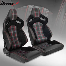 Load image into Gallery viewer, Universal Pair Reclinable Racing Seat with Dual Slider