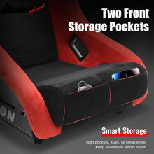 Load image into Gallery viewer, Universal Racing Bucket Seats W/ 4 Point 3" Belt Harness Blue