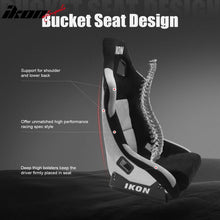Load image into Gallery viewer, Universal Racing Bucket Seats W/ Slider 4 Point 3" Belt Harness Blue