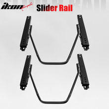 Load image into Gallery viewer, Universal Racing Bucket Seats Slider Suede Left+ Right Silver Black