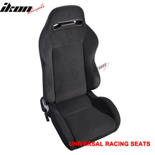 Load image into Gallery viewer, Universal Rco Cloth All Black Racing Seats(Pair)