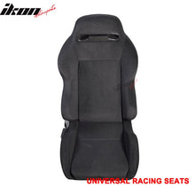 Load image into Gallery viewer, Universal Rco Cloth All Black Racing Seats(Pair)