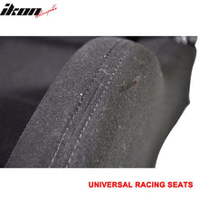 Load image into Gallery viewer, Universal Rco Cloth All Black Racing Seats(Pair)