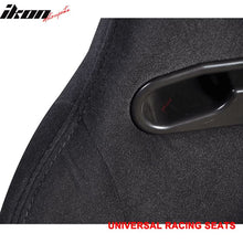 Load image into Gallery viewer, Universal Rco Cloth All Black Racing Seats(Pair)