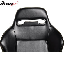 Load image into Gallery viewer, PVC BLK JDM Racing Seats Yellow Stitch Fits Honda(Pair)