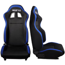Load image into Gallery viewer, Universal JDM Style Black Blue Racing Seats Cloth