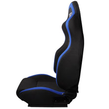 Load image into Gallery viewer, Universal JDM Style Black Blue Racing Seats Cloth