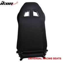 Load image into Gallery viewer, Universal JDM Style Black Gunmetal Racing Seats Cloth