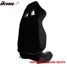 Load image into Gallery viewer, Universal JDM Style Black Gunmetal Racing Seats Cloth
