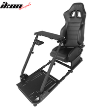 Load image into Gallery viewer, Black Racing Seat Steering Wheel Stand Logitech G29 Thrustmaster
