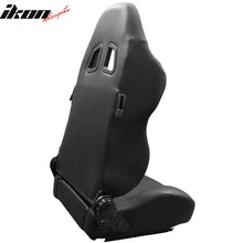 Load image into Gallery viewer, Universal RS Style Balck Racing Bucket Seats PVC Leather