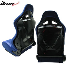 Load image into Gallery viewer, Universal JDM Sport Blue Racing Bucket Seats Cloth