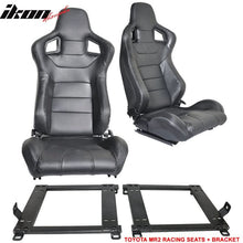 Load image into Gallery viewer, 1990-1999 Toyota MR2 W20 SW20 Chassis Racing Seats + Bracket