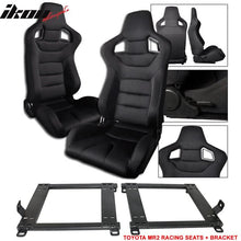 Load image into Gallery viewer, 1990-1999 Toyota MR2 W20 SW20 Chassis Racing Seats + Bracket