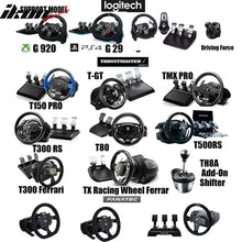 Load image into Gallery viewer, Black Racing Seat Steering Wheel Stand 20Logitech G29 Thrustmaster