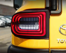 Load image into Gallery viewer, Toyota FJ Cruiser RGB LED Tail Light Assembly with Dynamic Turn Signal 2007 - 2020 (Pair)