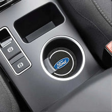 Load image into Gallery viewer, Ford Silicone Anti-Slip Car Coaster / Cup Mat for Focus MK2 / MK3 / MK4 / MK5, Fiesta MK7, Mondeo MK4 &amp; Fusion (1-2 Piece Set)