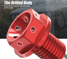 Load image into Gallery viewer, BMW Universal Magnetic Engine Oil Sump Drain Plug M12 x 1.5 Thread (Fits E30 / E36 / E39 / E46 / E60 / E70 / E82 / E90 / E92 / F10 / F30 / F80 M3 / F82 M4 / Z3 / Z4 + MINI / Replaces 11137535106 / 11131273093)