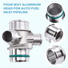 Load image into Gallery viewer, BMW N20 / N26 Engine Aluminum Coolant Hose Connector for F20 / F21 / F22 / F23 / F30 / F31 / F32 / F33 / F34 / F36 / F10 / E84 X1 / E89 Z4 (Replaces 11537639997)