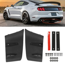 Load image into Gallery viewer, Ford Mustang GT / GT Premium / GT V8 Rear Bumper Diffuser Aero Foil Kit 2018 - 2023 (2-Piece ABS)