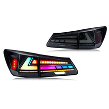 Load image into Gallery viewer, Lexus IS250 / IS350 / IS-F 2IS LED RGB Tail Light Assembly with Sequential Turn Signal &amp; Start-Up Animation 2006 - 2013 (Left &amp; Right / Pair)