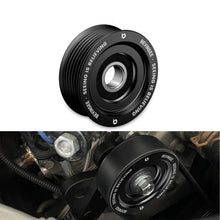 Load image into Gallery viewer, LS Series Billet Aluminum 6 Groove Tensioner Pulley 2.75" Diameter 73mm CNC Machined Universal