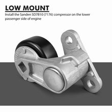 Load image into Gallery viewer, Chevrolet LS Gen 3 / Gen 4 Truck &amp; SUV Passenger Side Low Mount A/C Compressor Bracket Kit for Sanden SD7B10 / 7176 Compressor (1999 - 2013)