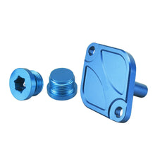 Load image into Gallery viewer, BMW N54 / N55 / S55 Engine Billet Aluminium Oil Thermostat Housing Cover &amp; Plug Kit (Replaces 11617568552)