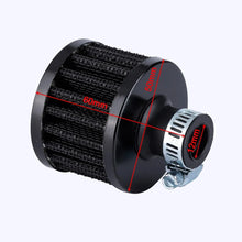 Load image into Gallery viewer, Universal Cone Cold Air Intake Filter (12mm / 25mm) – Reusable &amp; Washable Performance Air Filter