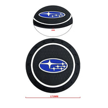 Load image into Gallery viewer, Subaru Silicone Anti-Slip Car Cup Holder Coaster 2-Piece Set for Forester / Impreza / Outback / Legacy / Tribeca / WRX / XV
