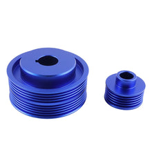 Load image into Gallery viewer, Subaru Impreza WRX / STi EJ20 / EJ25 2.0L / 2.5L Lightweight Aluminum Crankshaft Pulley 2002 - 2007 (Version 7 / 8 / 9 / Blue / Red / Black)