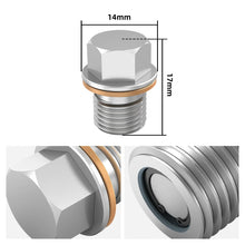 Load image into Gallery viewer, VW Golf / Passat / Tiguan / Audi A3 A4 A5 A6 TT Stainless Steel Magnetic Differential Drain Plug M10x1.0 N90281802 2000 - 2017