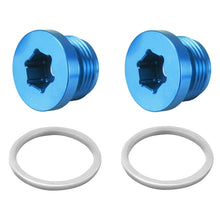 Load image into Gallery viewer, BMW N54 / N55 / S55 Engine Billet Aluminium Oil Thermostat Housing Cover &amp; Plug Kit (Replaces 11617568552)