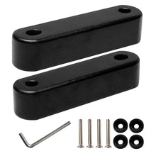 Load image into Gallery viewer, Universal Aluminum Hood Vent Spacer Riser Kit (Black / Purple / Silver)
