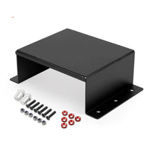 Load image into Gallery viewer, Universal PC680 Black Billet Aluminum Battery Hold Down Tray &amp; Mounting Bracket Kit Car Truck Boat ATV UTV