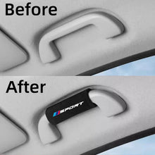 Load image into Gallery viewer, BMW Interior Ceiling Handle Protective Cover for X1 / X2 / X3 / X4 / X5 / X6 / X7 / E28 / E30 / E34 / E36 (2-Piece Suede Set)