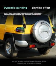 Load image into Gallery viewer, Toyota FJ Cruiser RGB LED Tail Light Assembly with Dynamic Turn Signal 2007 - 2020 (Pair)
